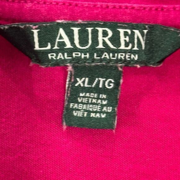 LAUREN RALPH LAUREN T-SHIRT. FUCHSIA. - Picture 5 of 7